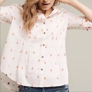 Anthropologie Maeve Teepee Button Down